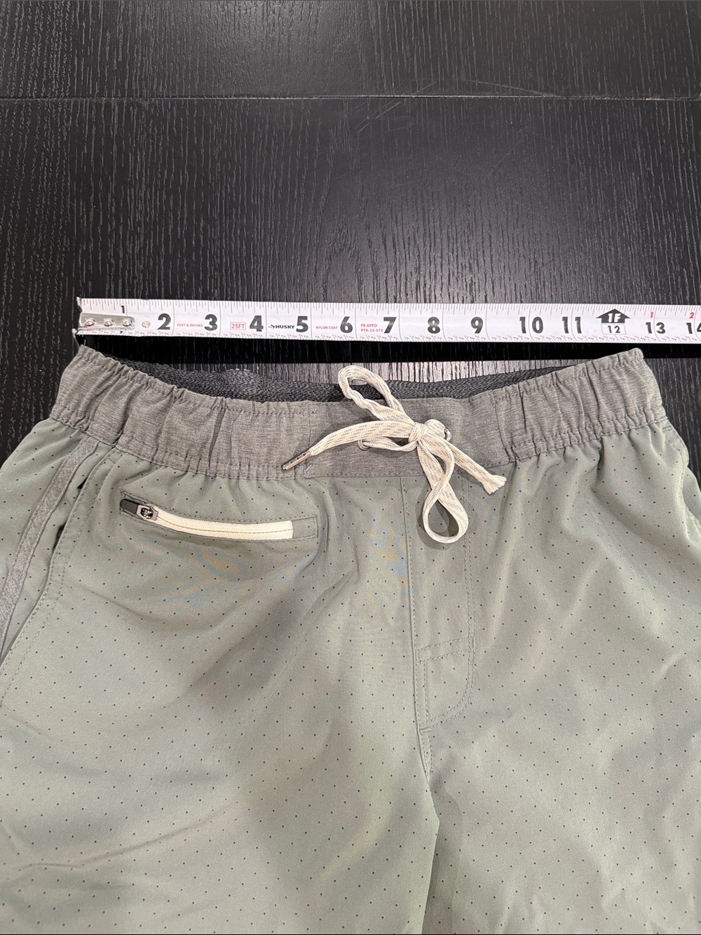 Vuori Men's Gray Athletic Performance Shorts - Picture 6 of 7